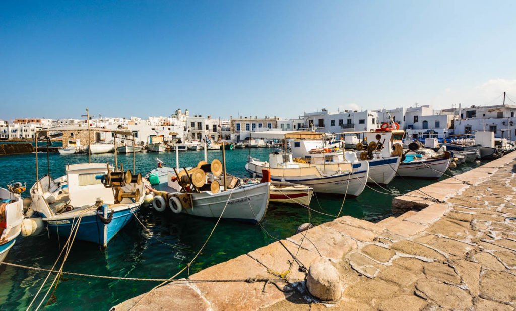 Paros Naoussa town is the second best greek island to visit