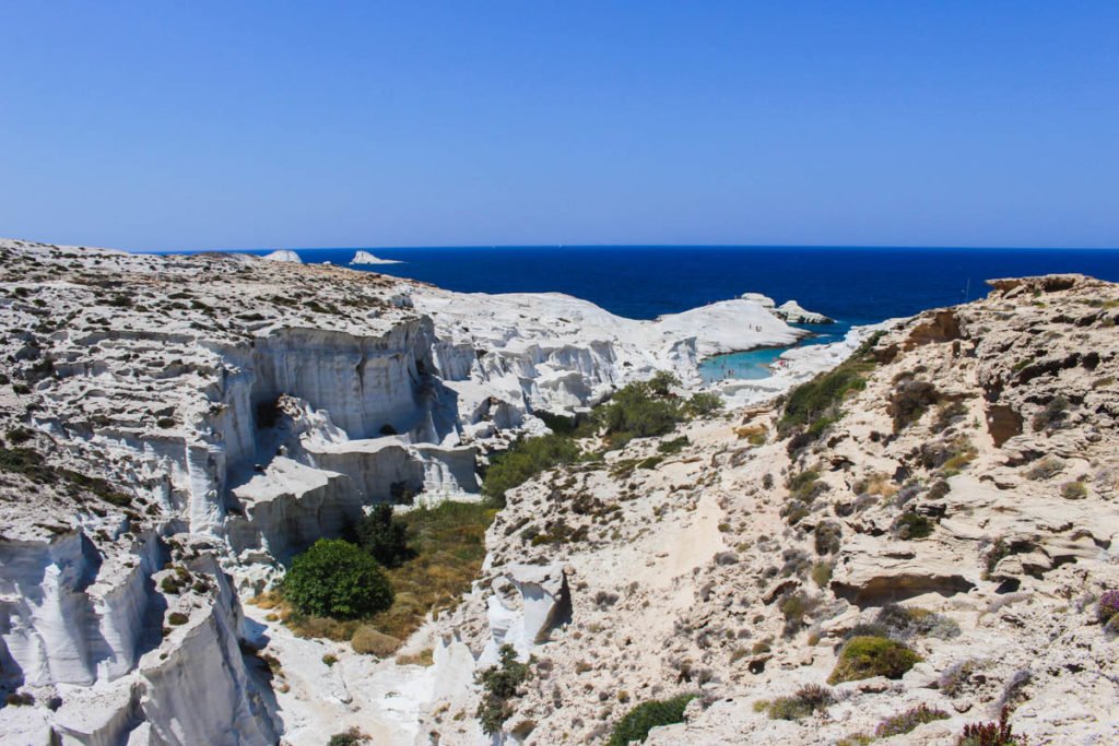 Milos Sarakiniko beach one of the best