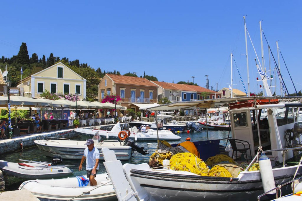 fiskardo fishing boats kefalonia