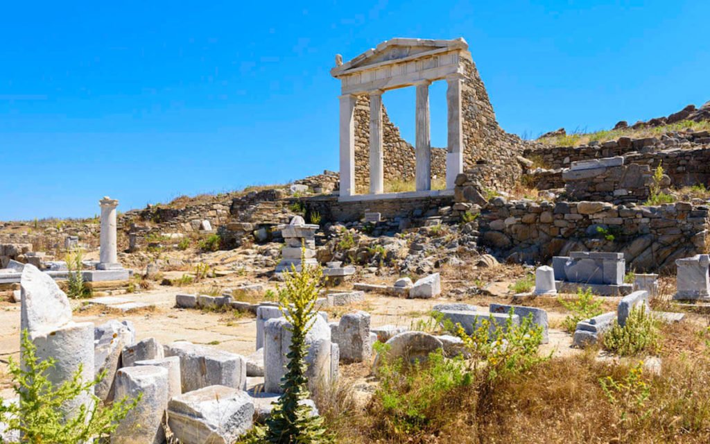 Ancient temple in Delos